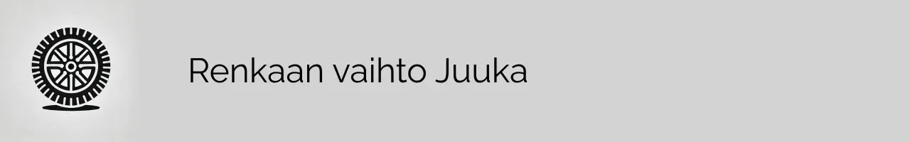 Renkaan vaihto Juuka